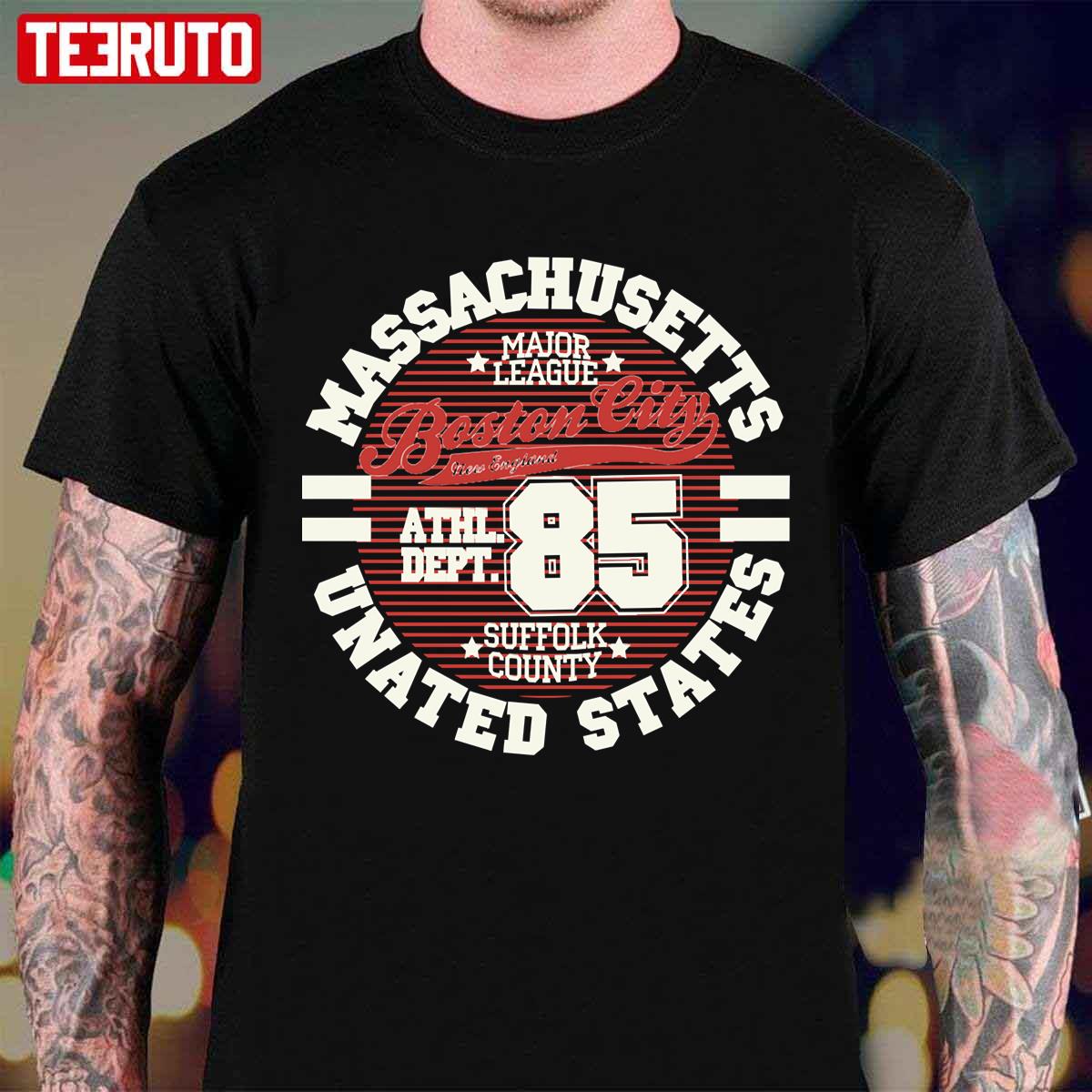 Massachusetts Unated States Boston City Unisex T-Shirt
