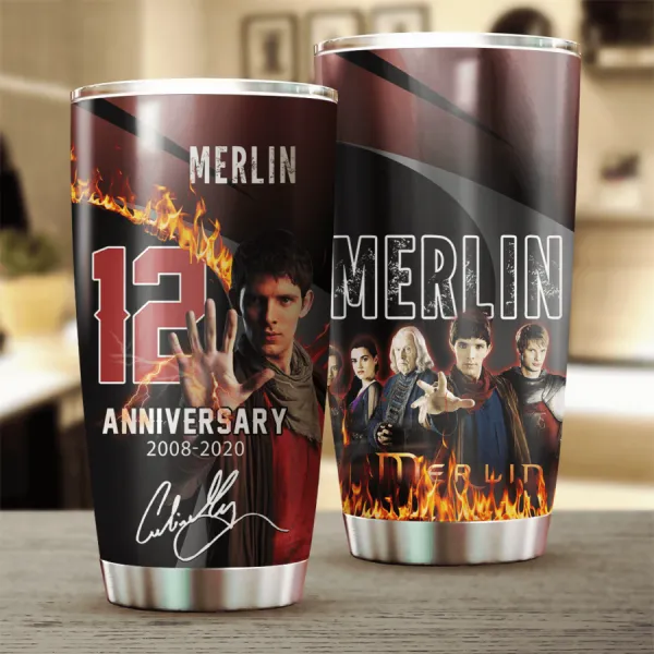 Merlin Movie 12th Anniversary 2008 2020 Design Tumbler