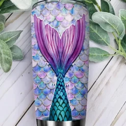 Mermaid Layer Personalized Stainless Steel Cup Tumbler