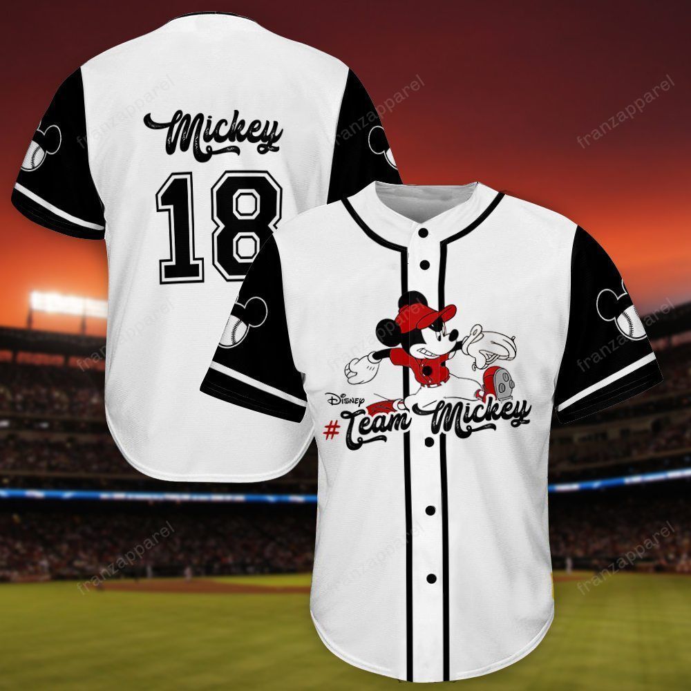 Mickey Personalized 3d Baseball Jersey Limited 24 - Teeruto