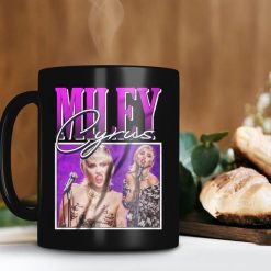 Miley Cyrus Disney Princess Mug Twerk It Like Miley Mug R&b Hip Hop Mug Retro Vintage Mug Premium Sublime Ceramic Coffee Mug Black