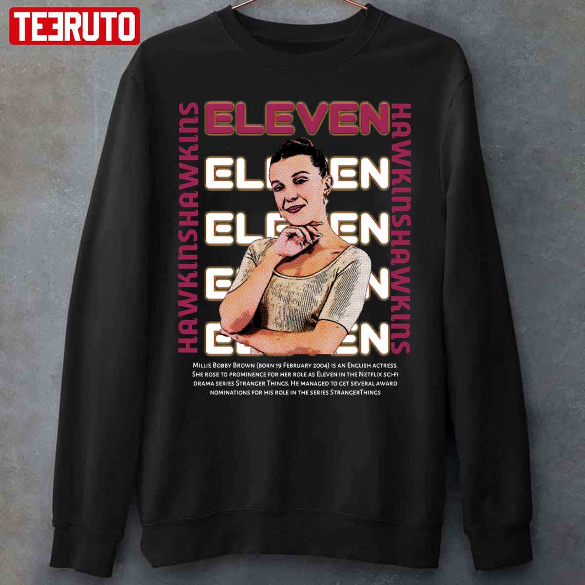 Millie Or Eleven Stanger Things Main Cast Unisex Sweatshirt