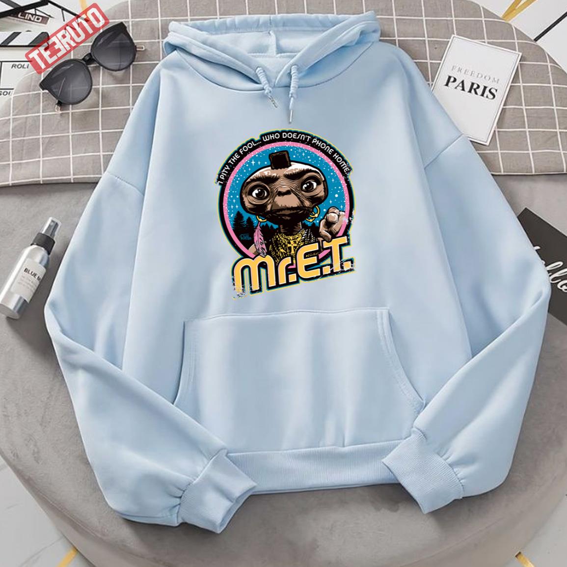 Mr. E.T. 80s Retro Vintage Mashup Unisex Sweatshirt