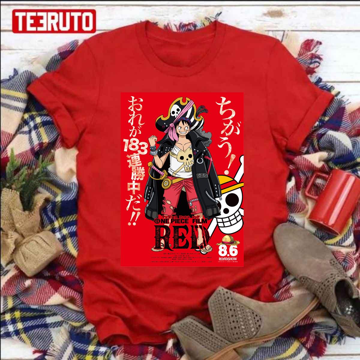 Mugiwara Film Red Shanks Unisex T-Shirt