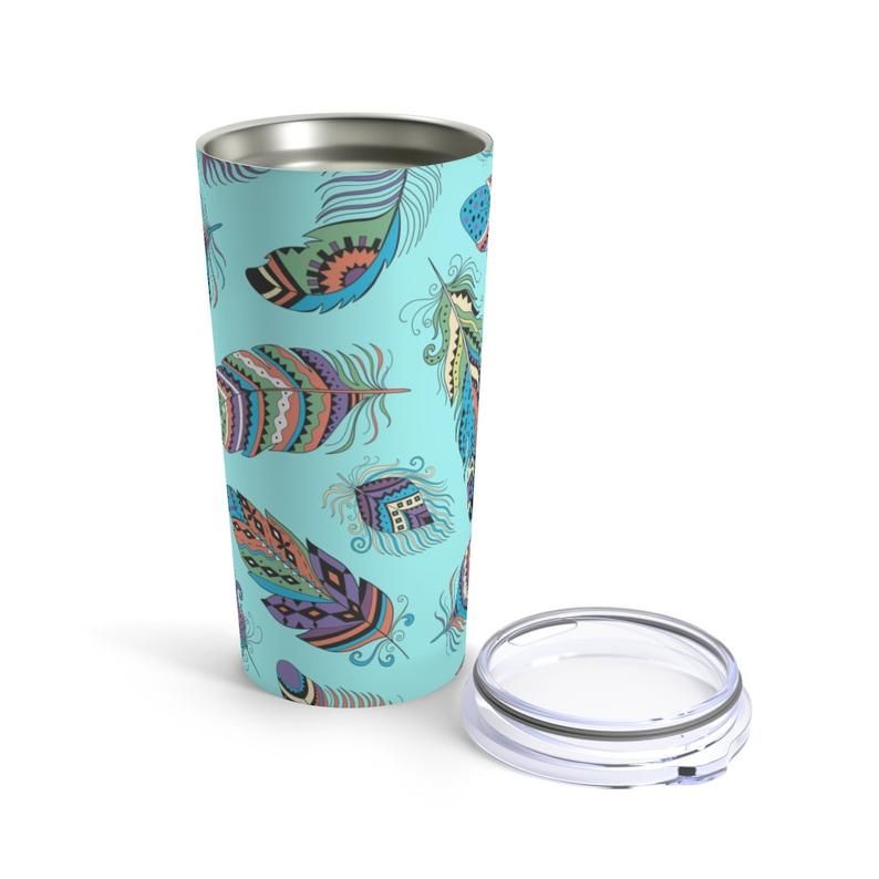 Native American Indian Feathers Serape Tumbler - Teeruto