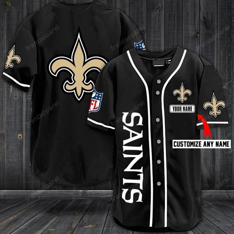 Personalized New Orleans Saints baseball jersey - LIMITED EDITION