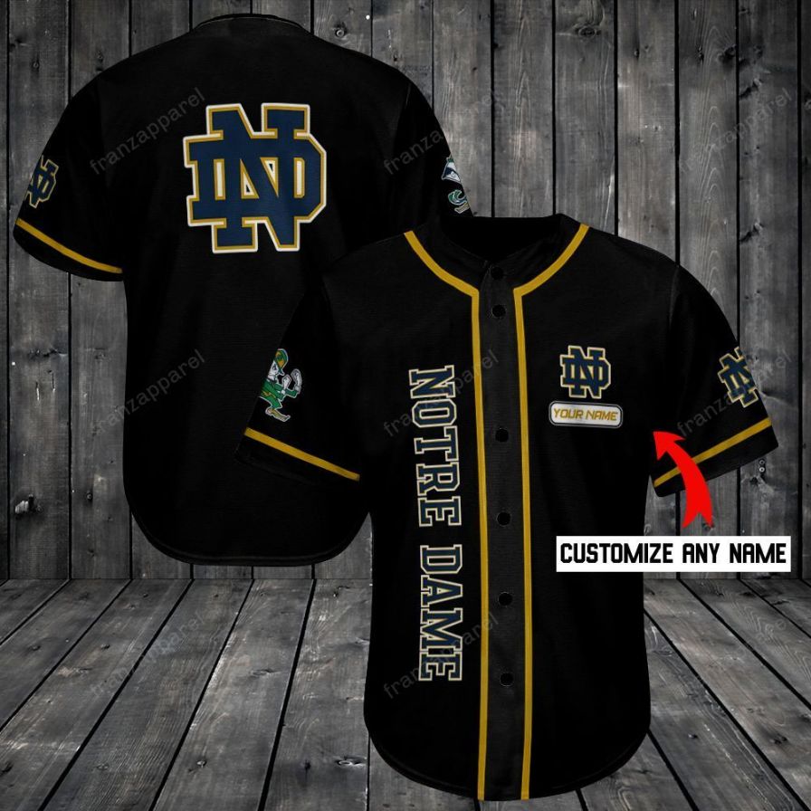 Notre Dame Fighting Irish Personalized Baseball Jersey Shirt 175