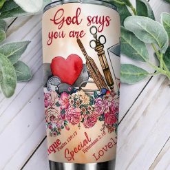 Nurse Under God Stainless Steel Cup Tumbler