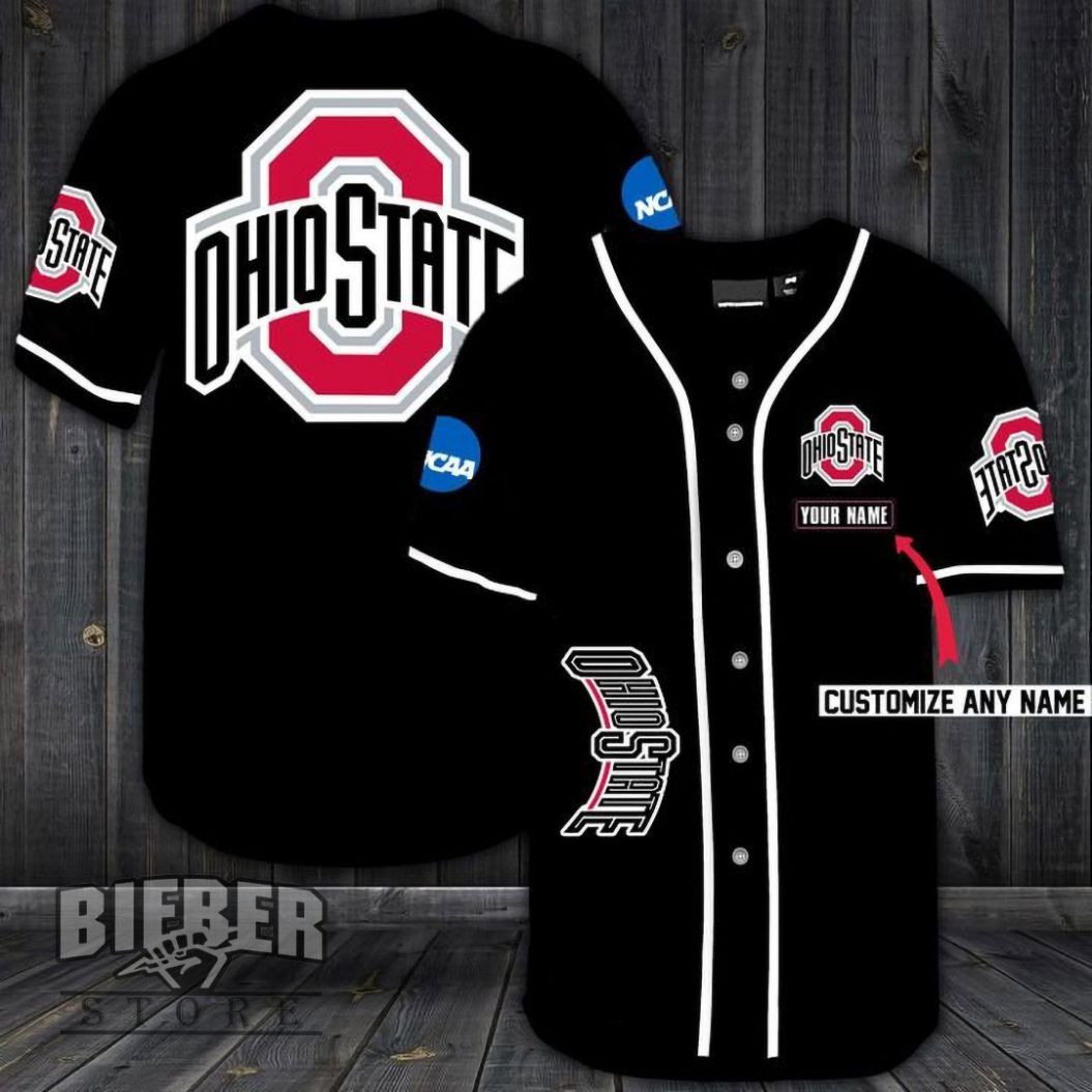 Ohio State Buckeyes Personalized Custom Name For You Baseball Jersey -  Teeruto