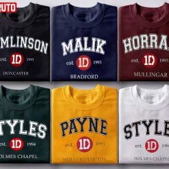 One Direction Members Fans 12 Years Bundle Group Design T-Shirts