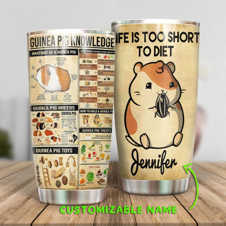 Personalized Guinea Pig Knowledge Gift For Lover Day Travel Tumbler