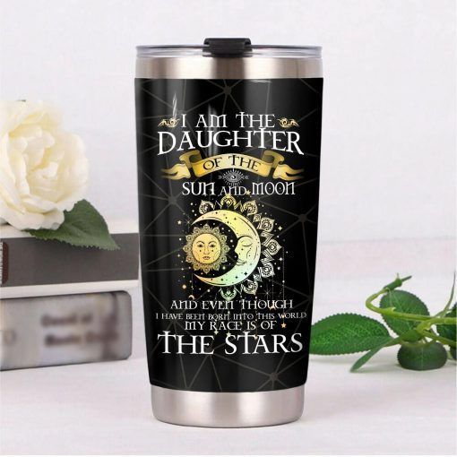 Personalized Hippie Im The Daughter Of The Sun And Moon Tumbler