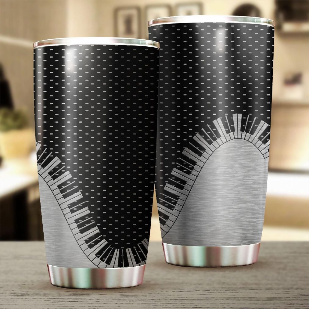 Piano Metal Stainless Steel Cup Tumbler