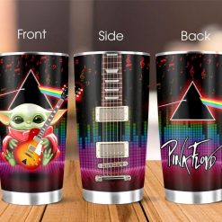 Pink Floyd Baby Yoda Love Guitar A2986 Tumbler
