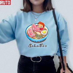 Ponyos Vaporware Anime Japanese Unisex Sweatshirt