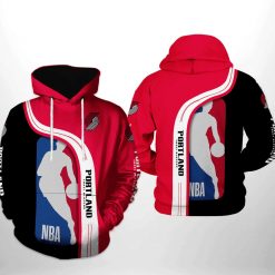 Portland Trail Blazers NBA Team 3D Printed Hoodie