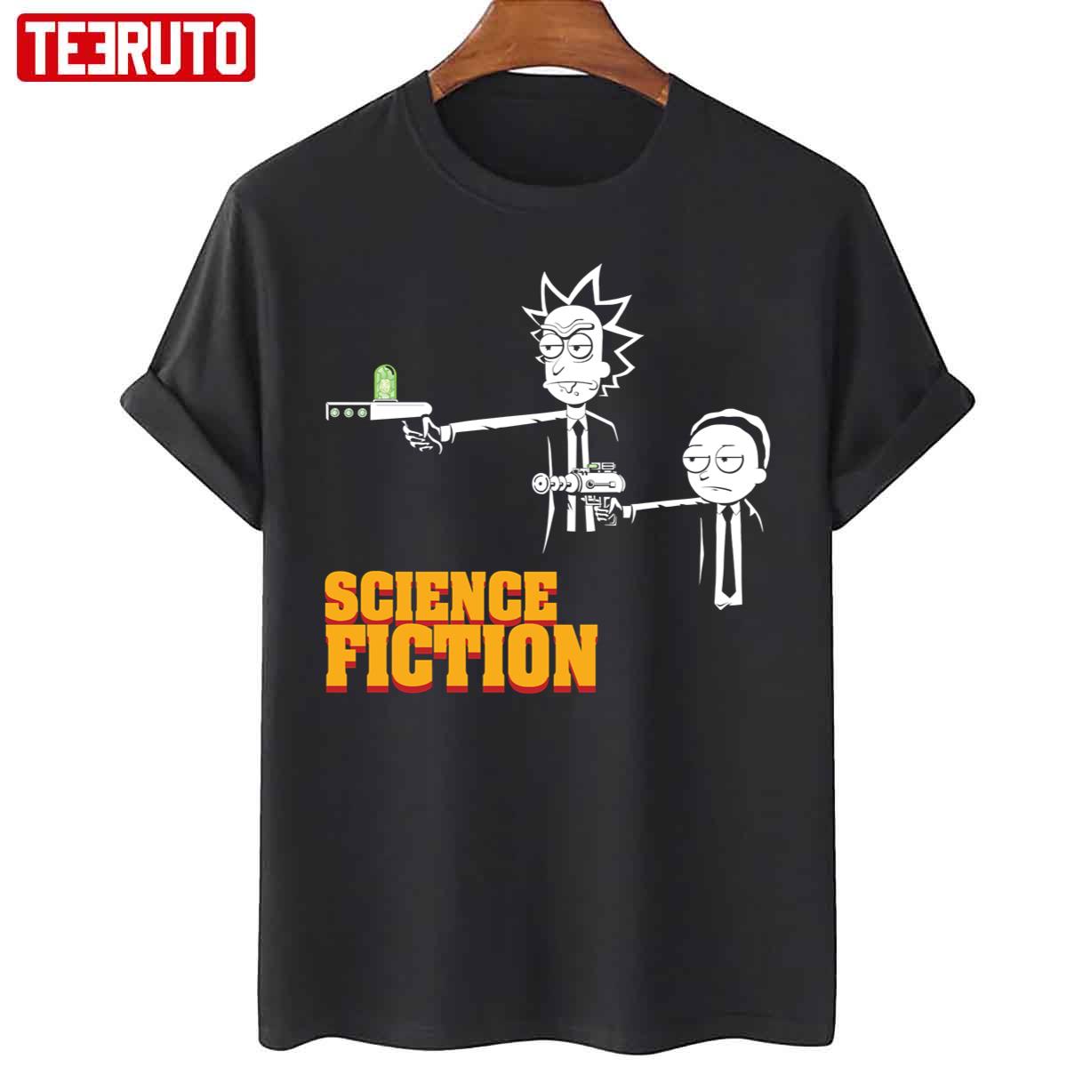 Pulp Science Fiction Rick And Morty Unisex T-Shirt