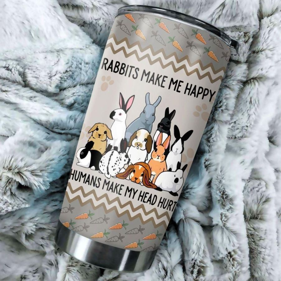 Rabbits Stainless Steel Cup Tumbler