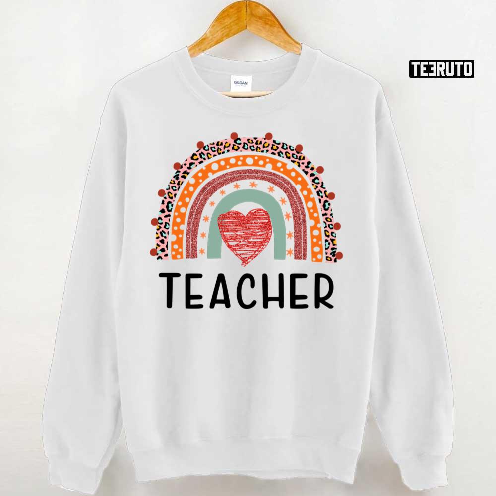 Rainbow Art National Teachers Day Unisex T-Shirt
