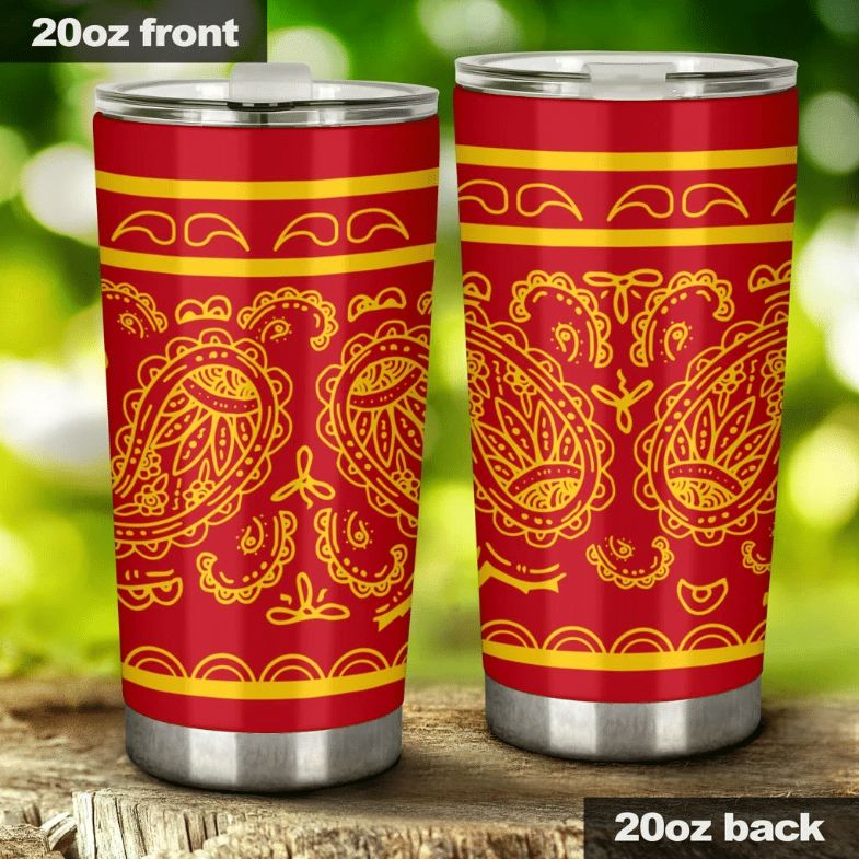 Red and gold tumbler Clearance