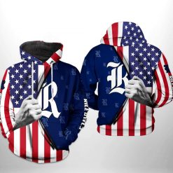 Rice Owls NCAA US Flag 3D Printed Hoodie