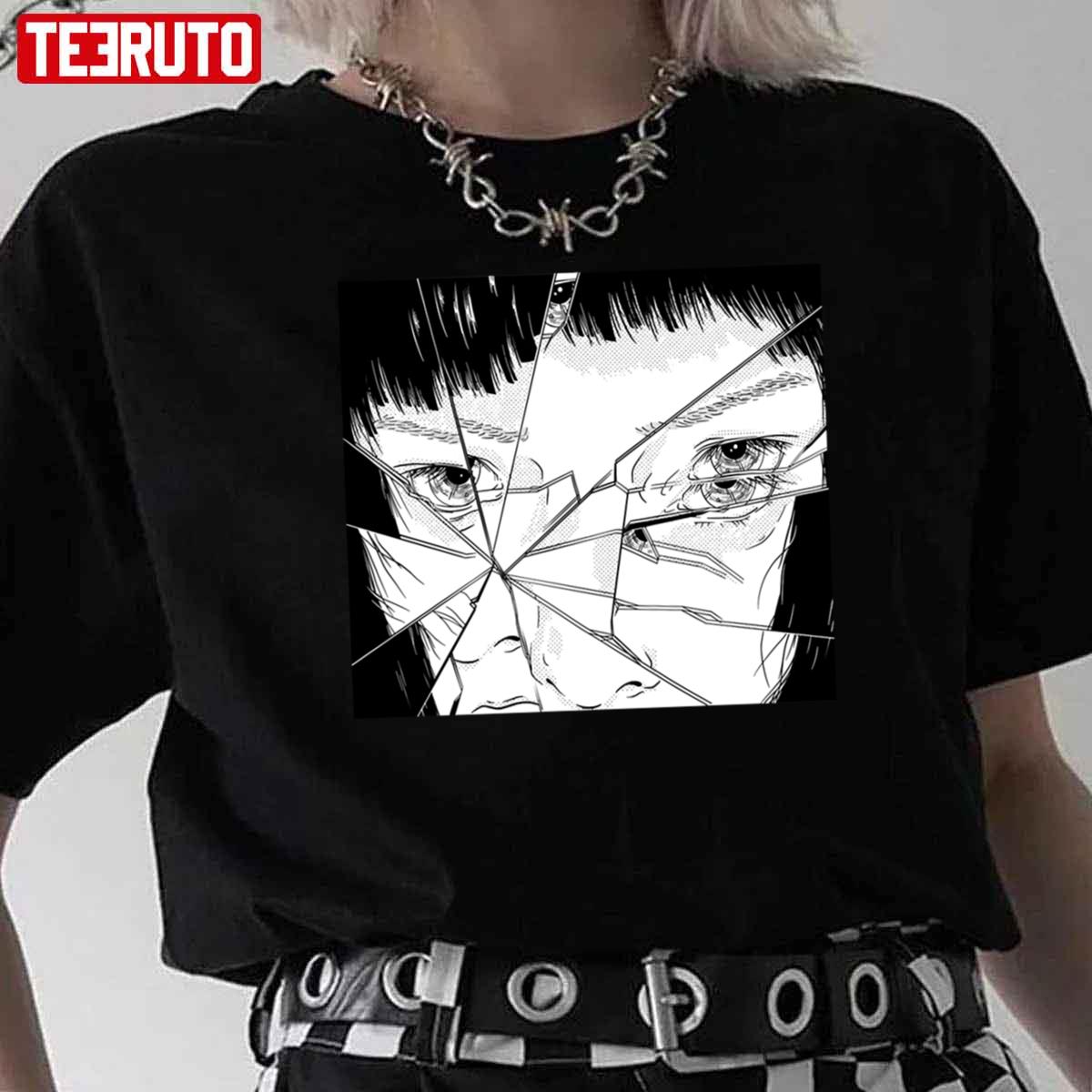 Ripped Face Horror Anime Unisex T-Shirt