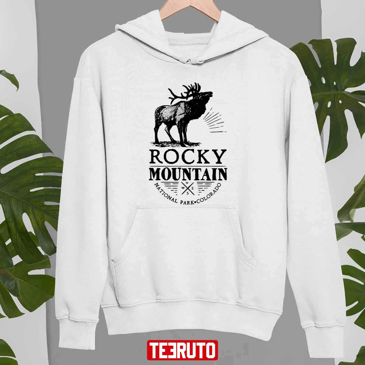 Rocky Mountain National Park Colorado Elk Outdoors Nature Climbing Hiking Unisex Hoodie