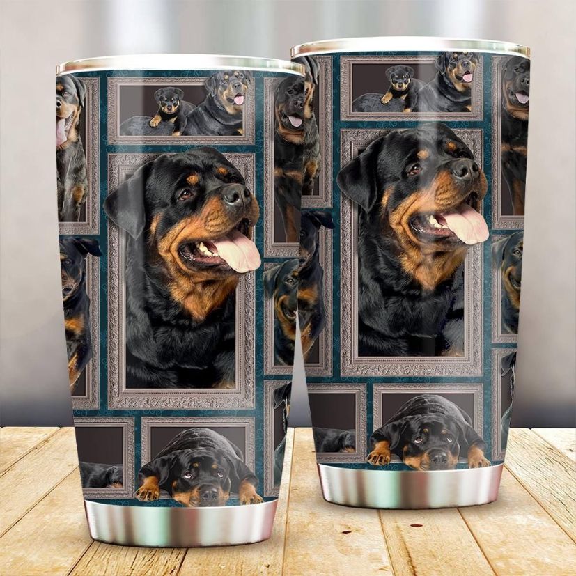 Rottweiler Lover Stainless Steel Cup Tumbler