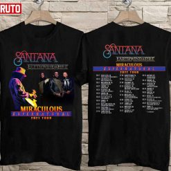 Santana Earth Wind Fire Miraculous Supernatural Tour 2022 Unisex T-Shirt