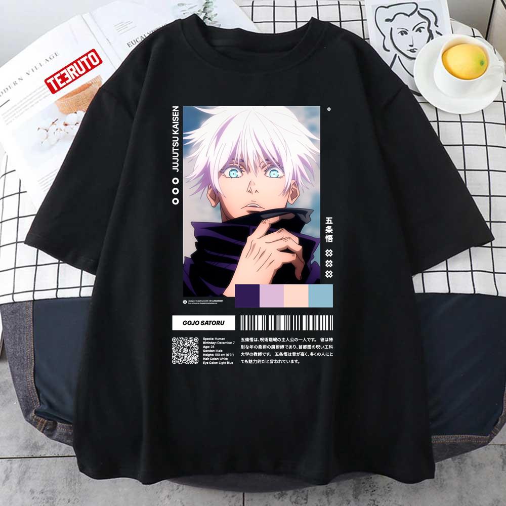 Jujutsu Kaisen Shirt Anime Lover Satoru Gojo shirt,Unisex Jujutsu anime manga shirt Anime Shirt