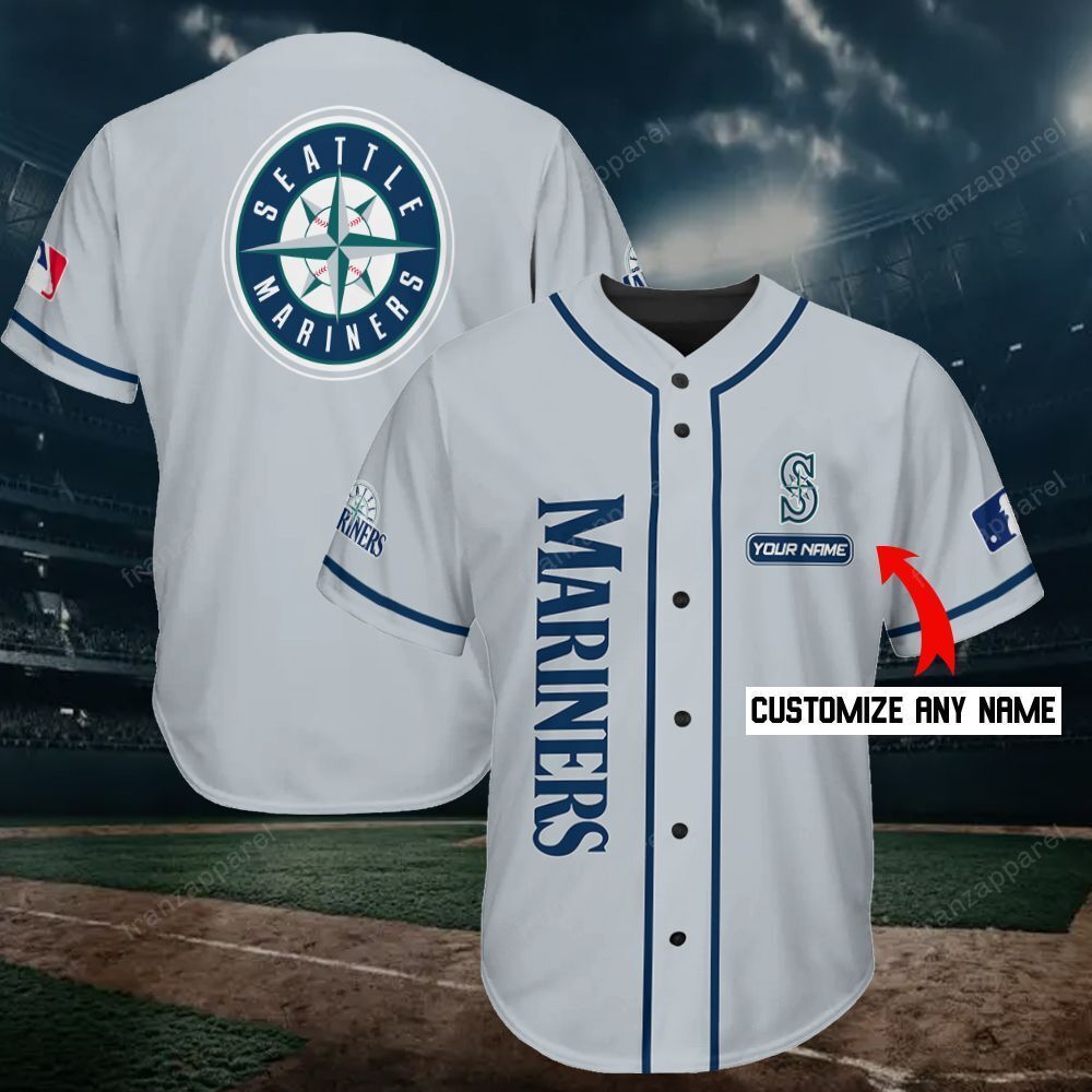Seattle Mariners Personalized Baseball Jersey Shirt 221 - Teeruto
