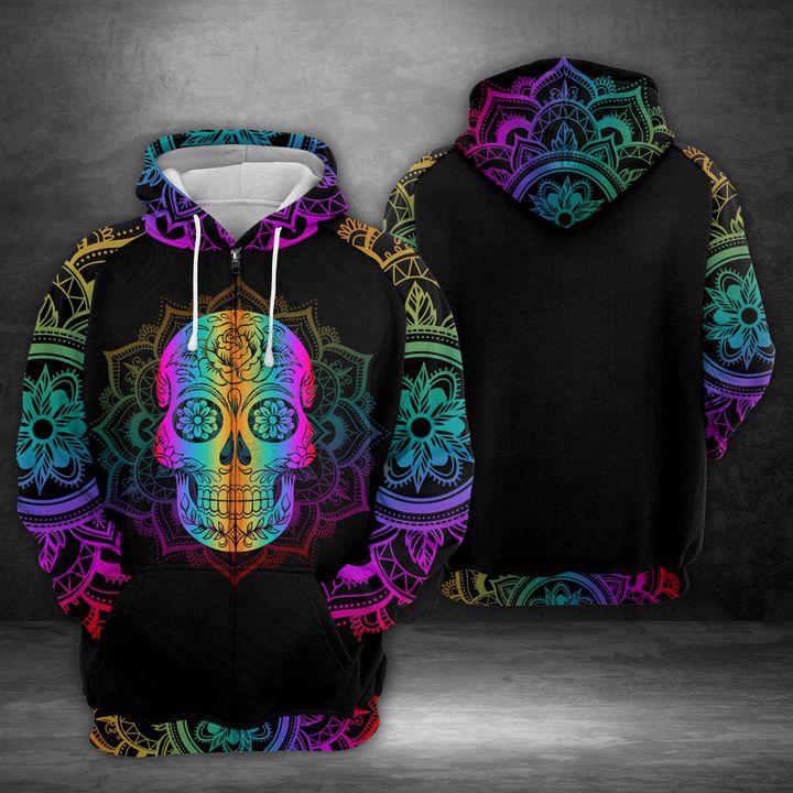 Skull 3D Printed Hoodie