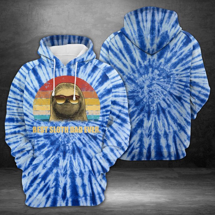 Sloth Dad 3D Printed Hoodie