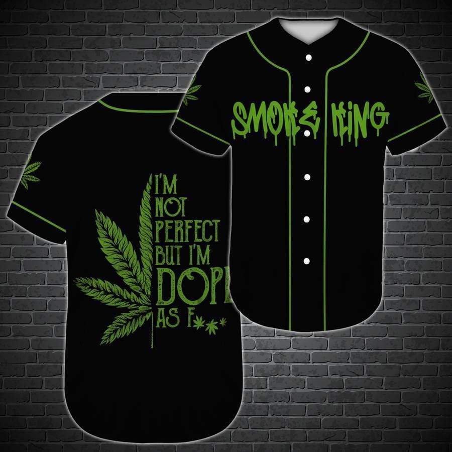 Smoke King Weed Personalized 3d Baseball Jersey