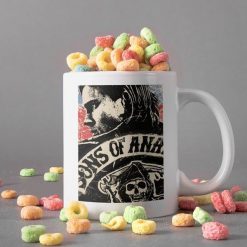 Sons Of Anarchy Jax Teller Mug Anarchy Motorcycle Club Mug American Crime Coffee Mug Premium Sublime Ceramic Coffee Mug White