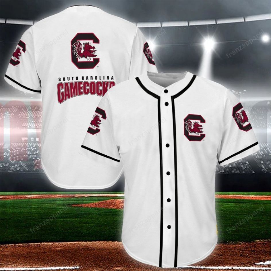 South Carolina Gamecocks Personalized 3d Baseball Jersey Shirt 63