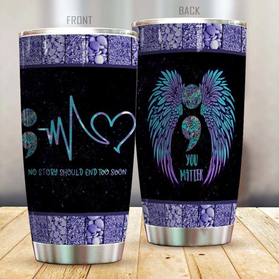 Suicide Prevention You Maer Stainless Steel Cup Tumbler