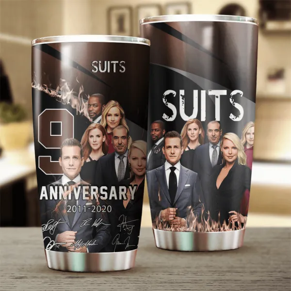 Suits 9th Anniversary 2011 2020 Design Tumbler