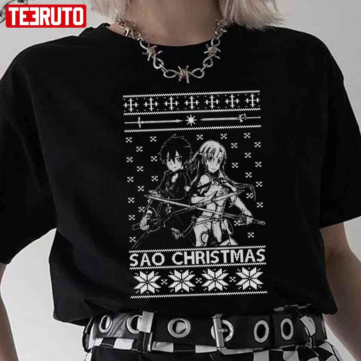 Sword Art Online Sao Ugly Christmas Unisex T-Shirt