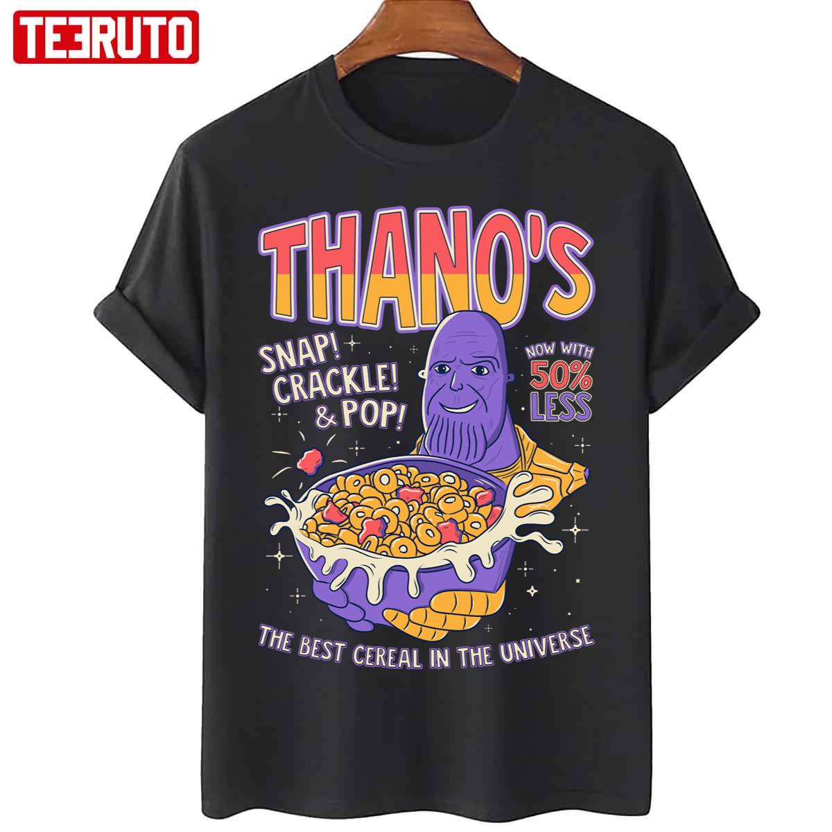 Thano’s Infinite Tasty Cereal Unisex T-Shirt