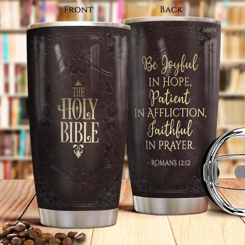 The Holy Bible Book Stainless Steel Cup Tumbler
