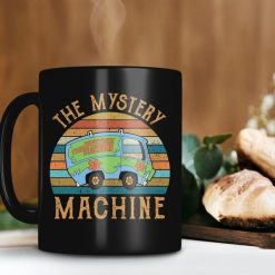 The Mystery Machine Scooby Doo Mug Scooby Doo Mug Mystery Mug Retro Vintage Mug Premium Sublime Ceramic Coffee Mug Black