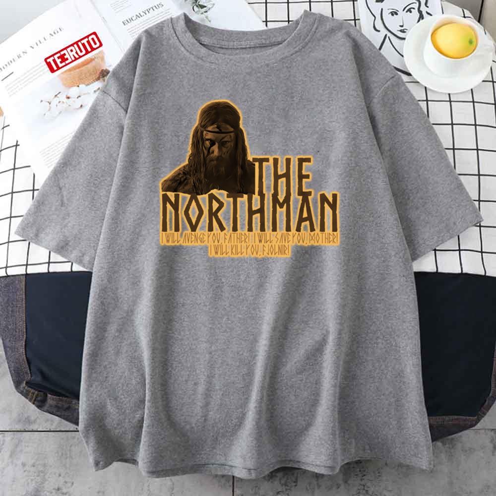 The Northman 2022 Alexander Skarsgård Amleth Unisex T-Shirt