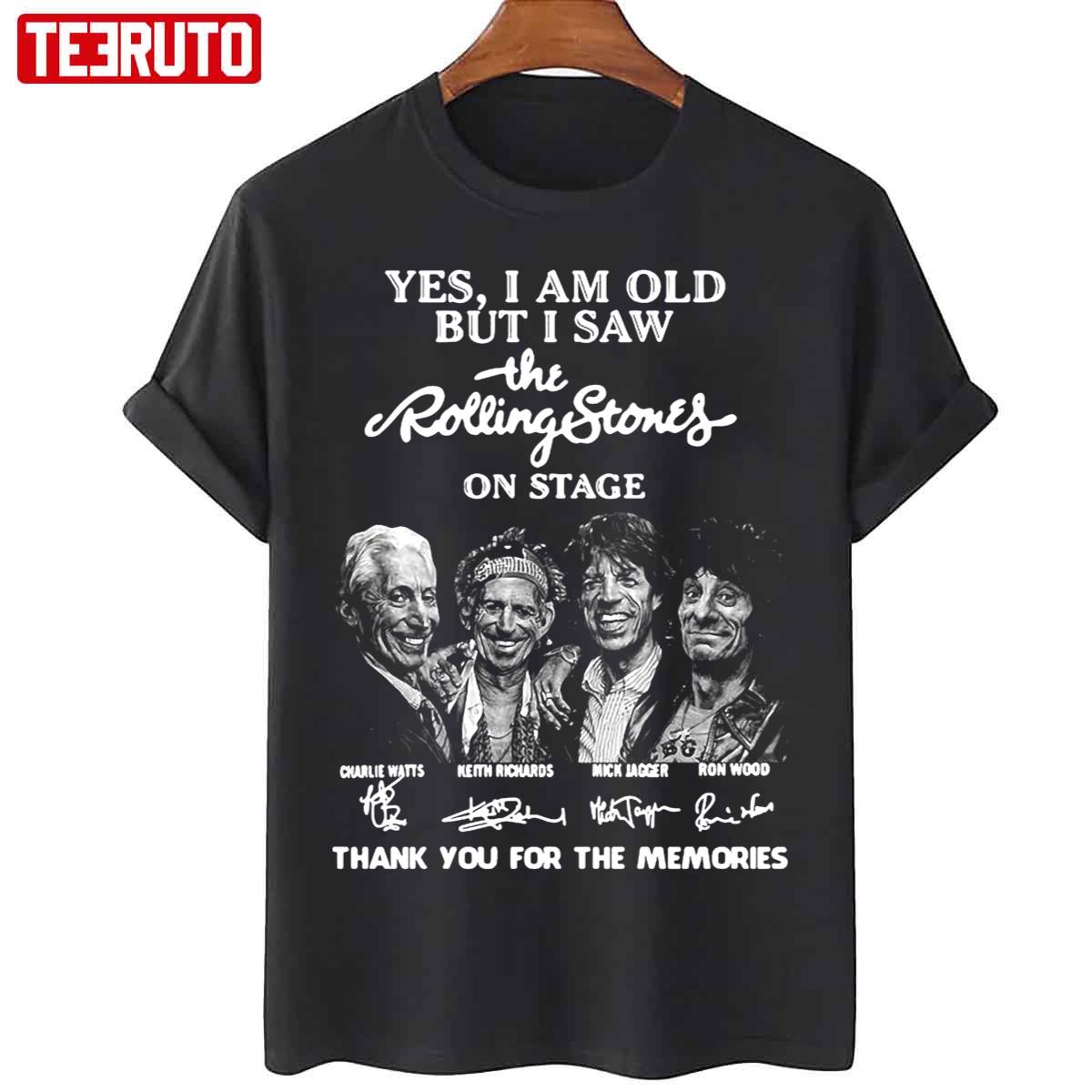 The Stones Thank You For The Memories Vintage Unisex T-Shirt