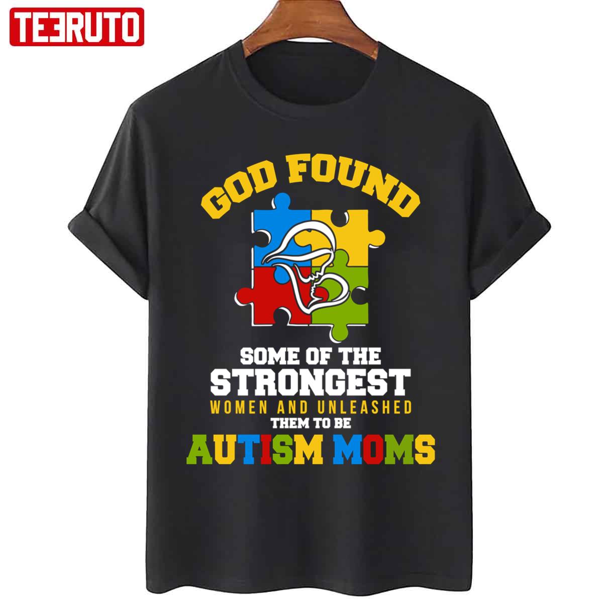 The Strongest Women Is Autism Mom Essential Unisex Sweatshirt