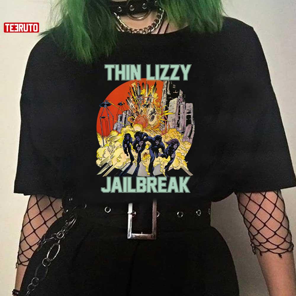 Thin Lizzy Jailbreak Explosion Vintage Unisex T-Shirt - Teeruto