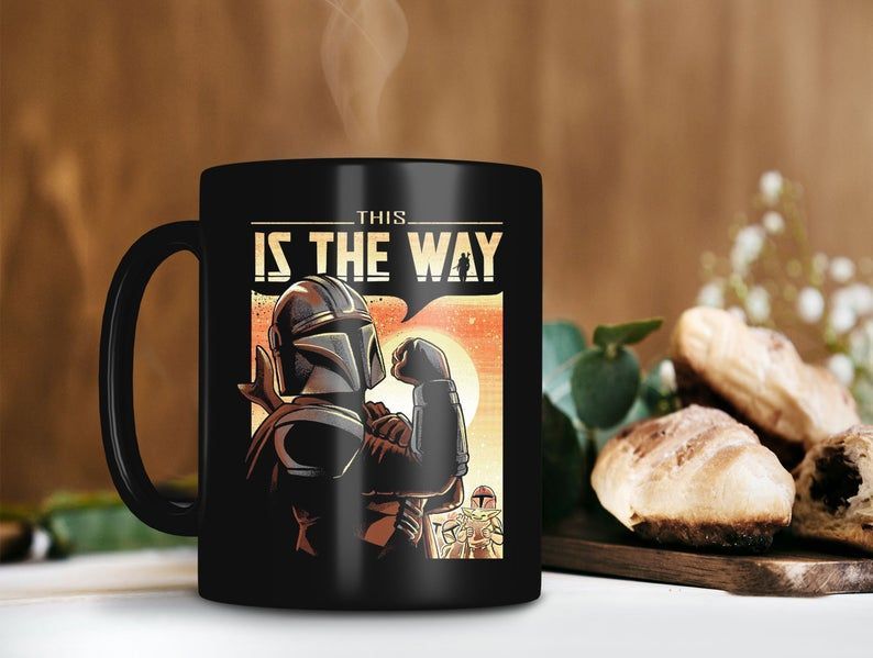 Baby Yoda This Is The Way Premium Sublime Ceramic Coffee Mug Black –  Teepital – Everyday New Aesthetic Designs