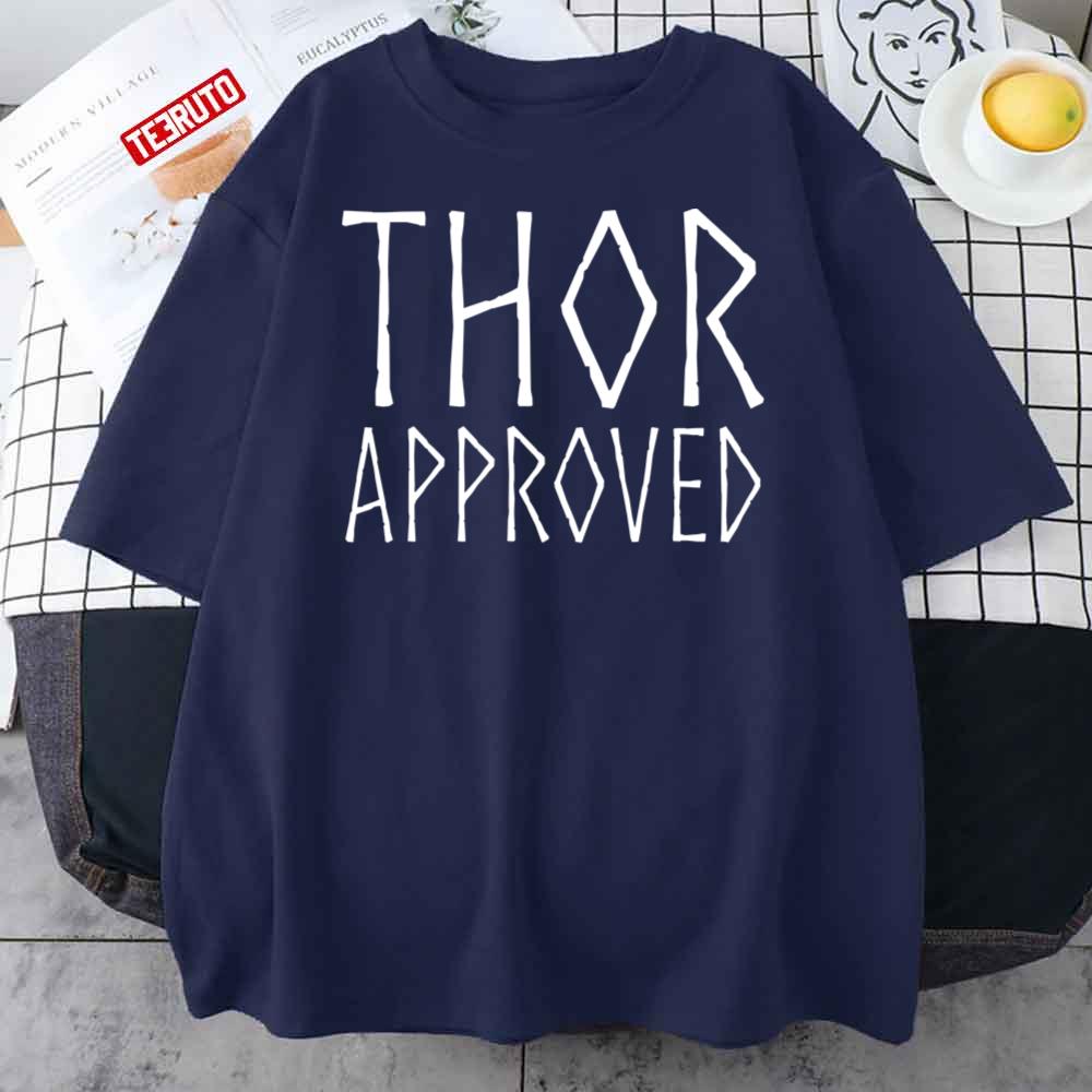 Thor Approved Viking Font Unisex T-Shirt
