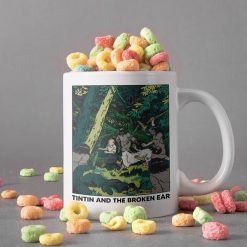 Tintin And The Broken Ear Mug The Adventures Of Tintin Mug Tintin Coffee Mug Premium Sublime Ceramic Coffee Mug White