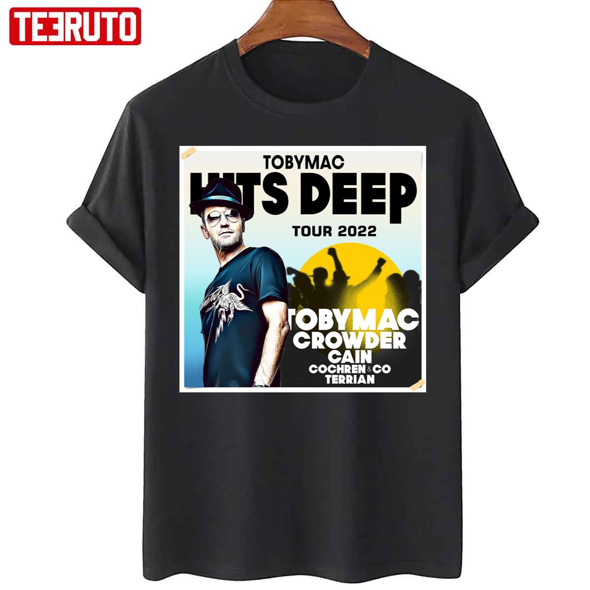 Tobymac Crowder Cain Hits Deep Tour 2022 Unisex T-Shirt